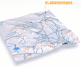 3d view of El Abandonado