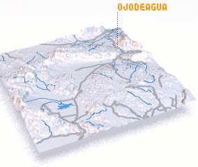 3d view of Ojo de Agua