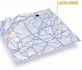 3d view of La Culebra