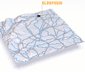 3d view of El Refugio