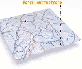 3d view of Pabellón de Arteaga