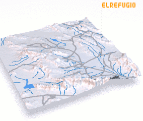 3d view of El Refugio