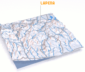 3d view of La Peña