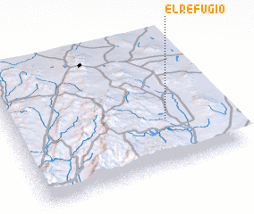 3d view of El Refugio