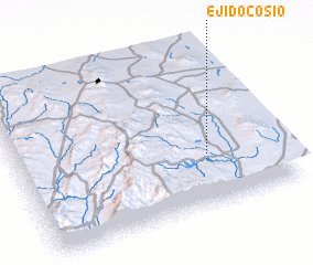 3d view of Ejido Cosío