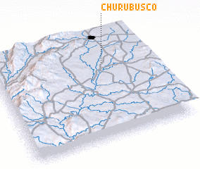 3d view of Churubusco