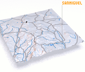 3d view of San Miguel