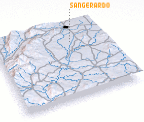 3d view of San Gerardo