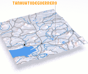 3d view of Tanhuato de Guerrero