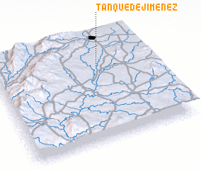 3d view of Tanque de Jiménez