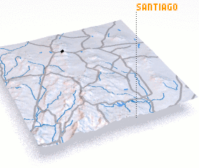 3d view of Santiago