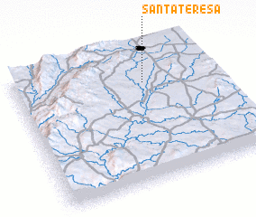 3d view of Santa Teresa