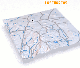 3d view of Las Charcas