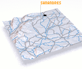 3d view of San Andres