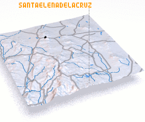 3d view of Santa Elena de la Cruz