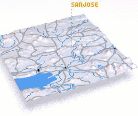 3d view of San José