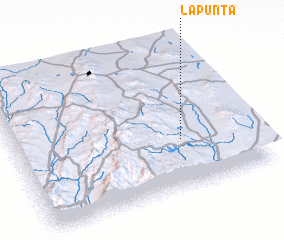 3d view of La Punta