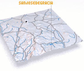 3d view of San José de Gracia