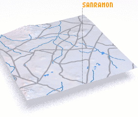 3d view of San Ramón