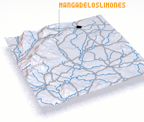 3d view of Manga de los Limones