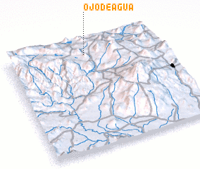 3d view of Ojo de Agua