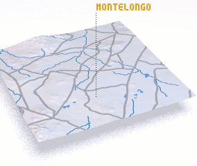 3d view of Monte Longo