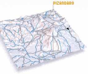 3d view of Pizándaro