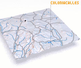 3d view of Colonia Calles