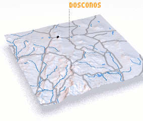 3d view of Dos Conos