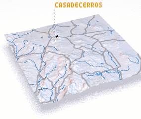 3d view of Casa de Cerros