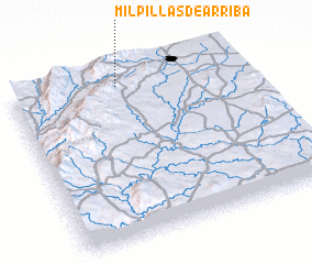 3d view of Milpillas de Arriba