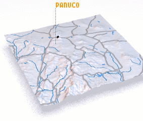 3d view of Pánuco