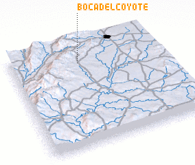 3d view of Boca del Coyote