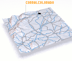 3d view of Corral Colorado