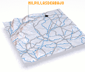 3d view of Milpillas de Abajo