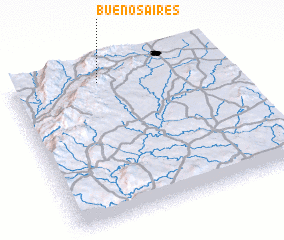 3d view of Buenos Aires