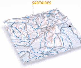 3d view of Santa Inés