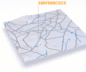 3d view of San Francisco