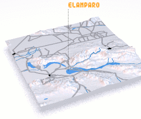 3d view of El Amparo