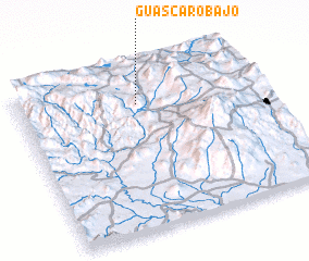 3d view of Guáscaro Bajo