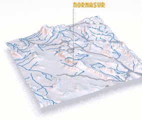 3d view of Norma Sur