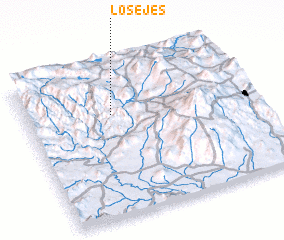 3d view of Los Ejes