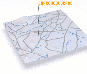 3d view of Charco Colorado