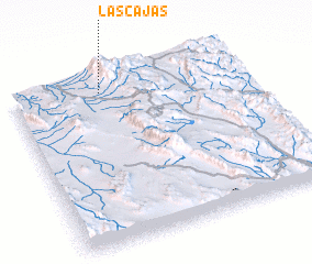 3d view of Las Cajas