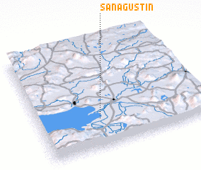 3d view of San Agustín