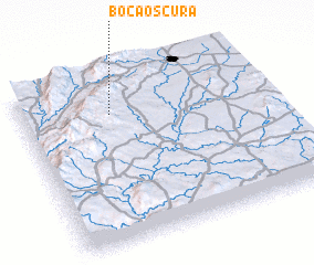 3d view of Boca Oscura