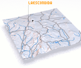 3d view of La Escondida