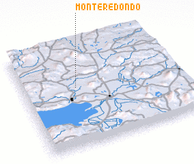 3d view of Monte Redondo