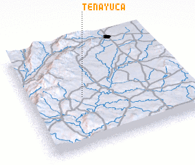 3d view of Tenayuca