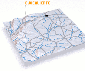 3d view of Ojo Caliente